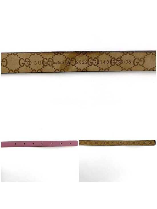 Gucci Waist Belt Pink Interlocking